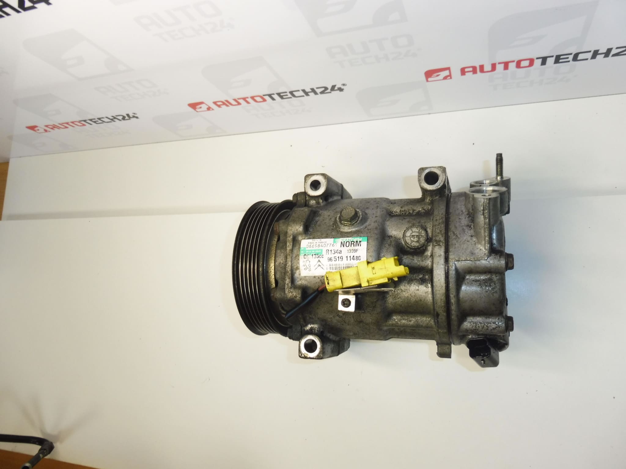 Kompresor klimatyzacji Sanden SD7C16 1309f 9651911480 - obrazek 2