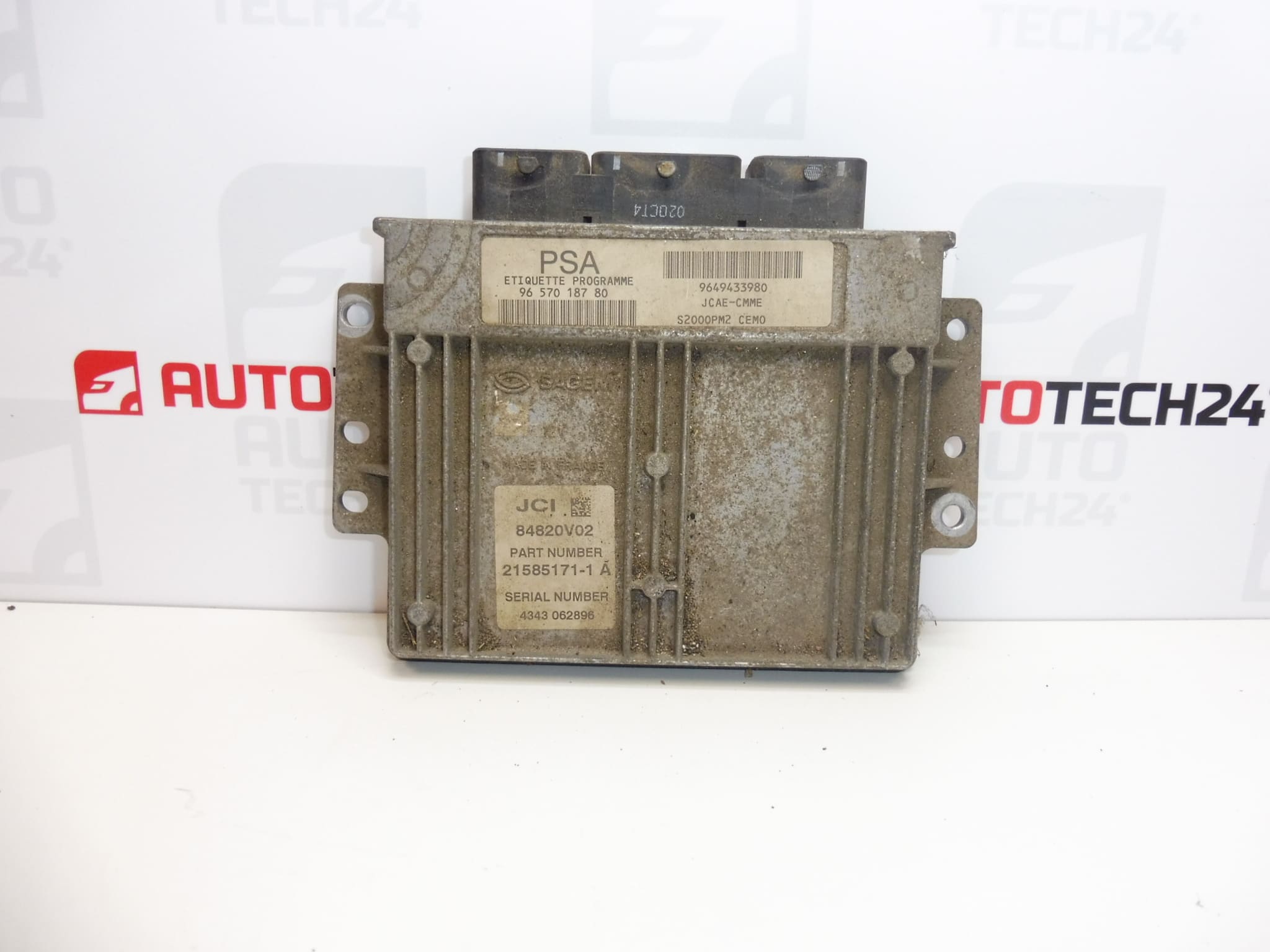Sterownik ECU Sagem S2000PM2 Citroën Peugeot 9657018780 9649433980